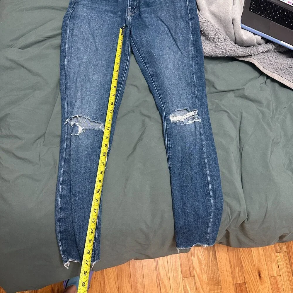 Mother Denim high waisted looker ankle fray - Picture 4 of 10